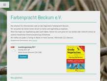 Tablet Screenshot of farbenpracht-beckum.de